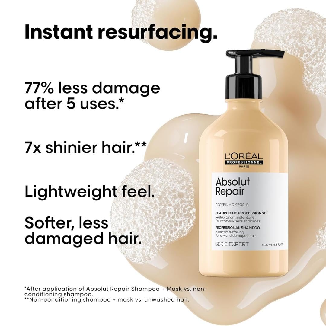 LOREAL ABSOLUT REPAIR SHAMPOO 500ML