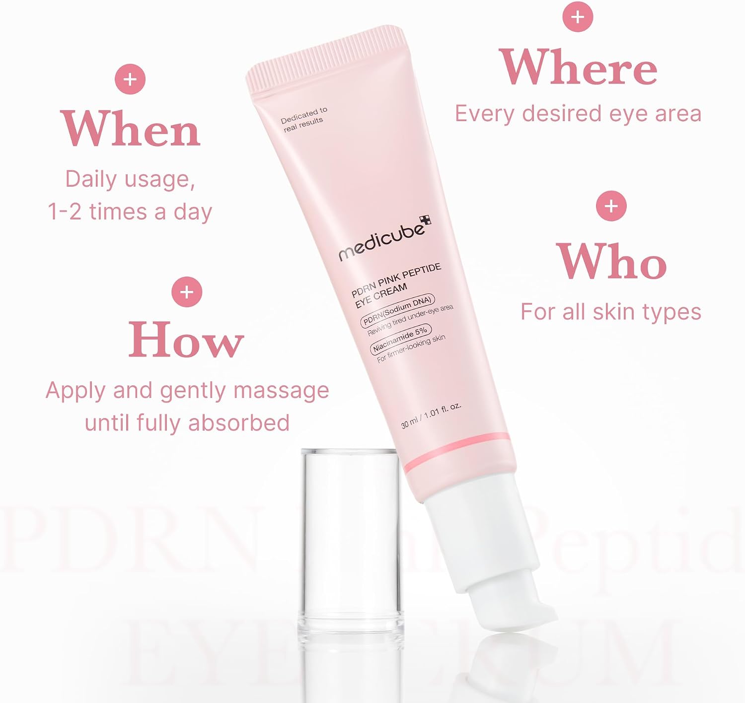 MEDICUBE PDRN PINK PEPTIDE EYE SERUM 30ML