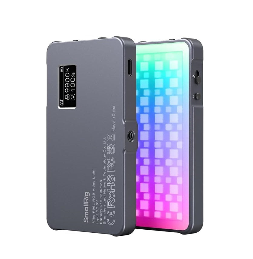 Luz Led Portátil SmallRig Vibe P96L 2500K-9900K Con Pantalla