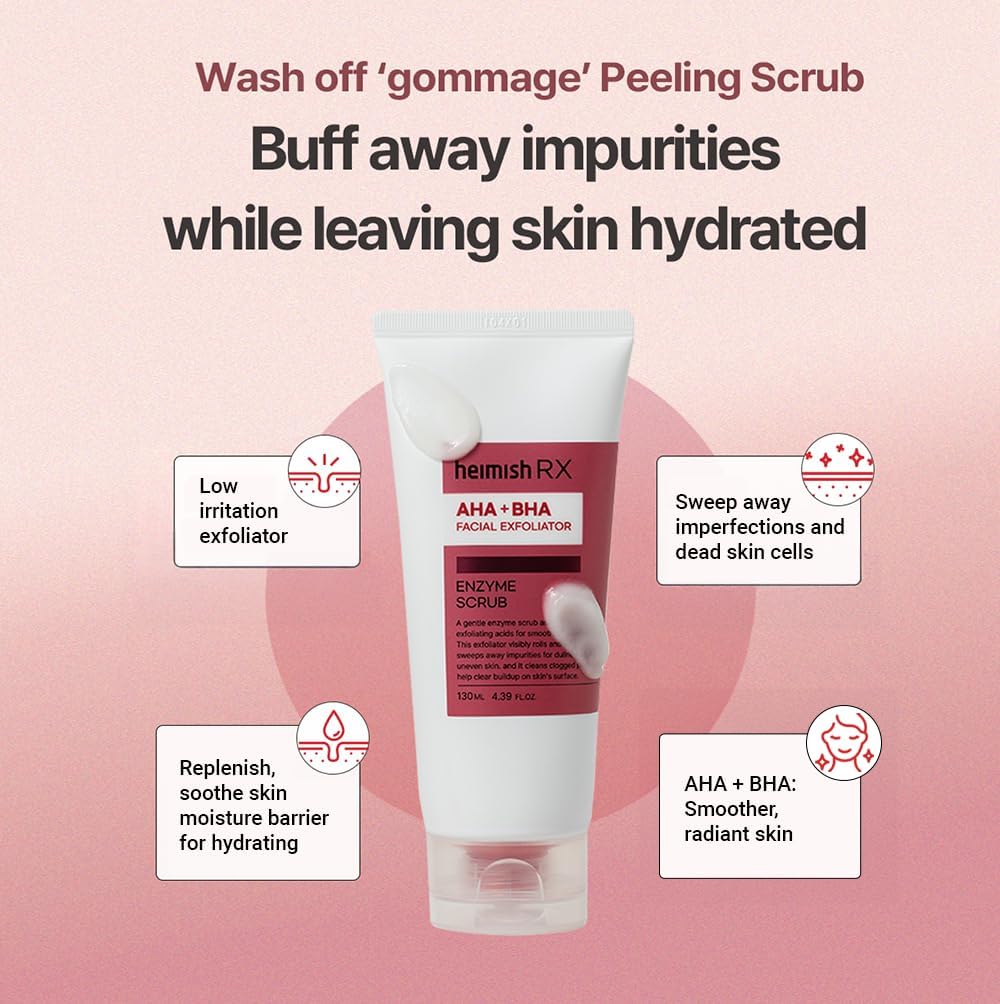 (SB) HEIMISH RX AHA BHA ENZYME SCRUB 130ML