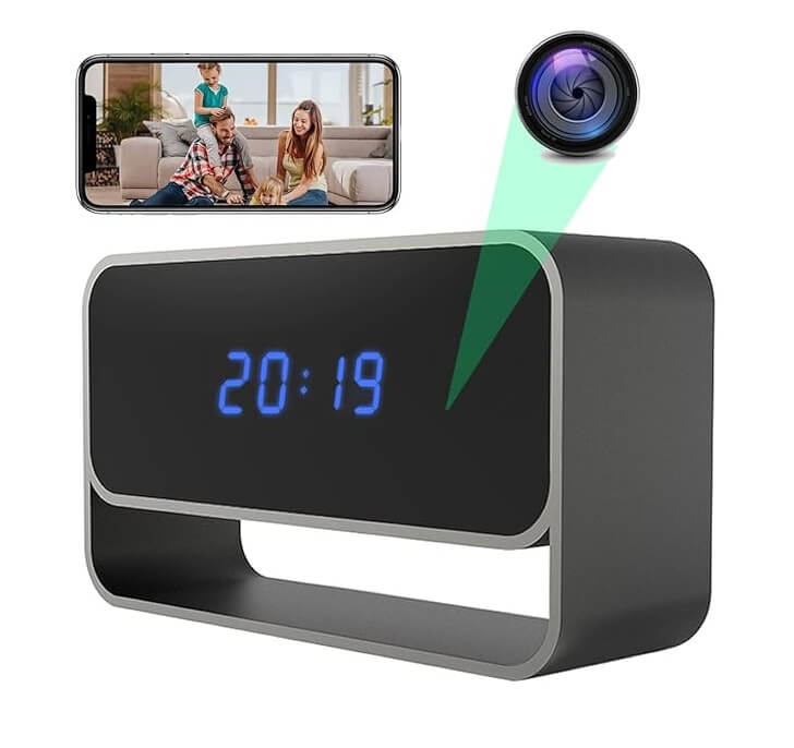Reloj Despertador Wifi Espia K99