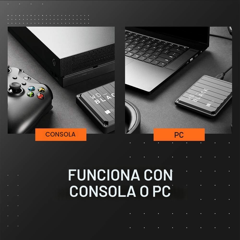 Disco Duro Externo WD_BLACK P10 5TB USB 3.0