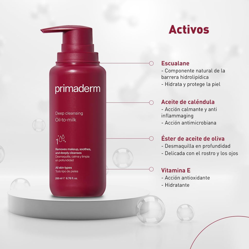 PRIMADERM CLEANSING OIL-TO-MILK 200 ML
