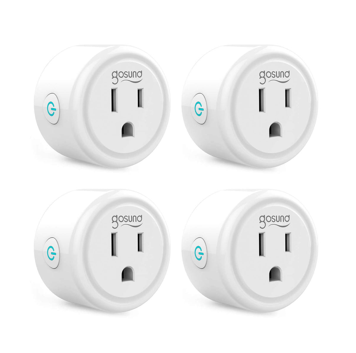 Toma Corriente Inteligente (Smart Plug) 4 Unidades