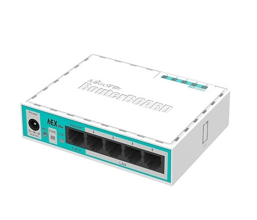 Mikrotik Router hEX RB750Gr3 5 puertos