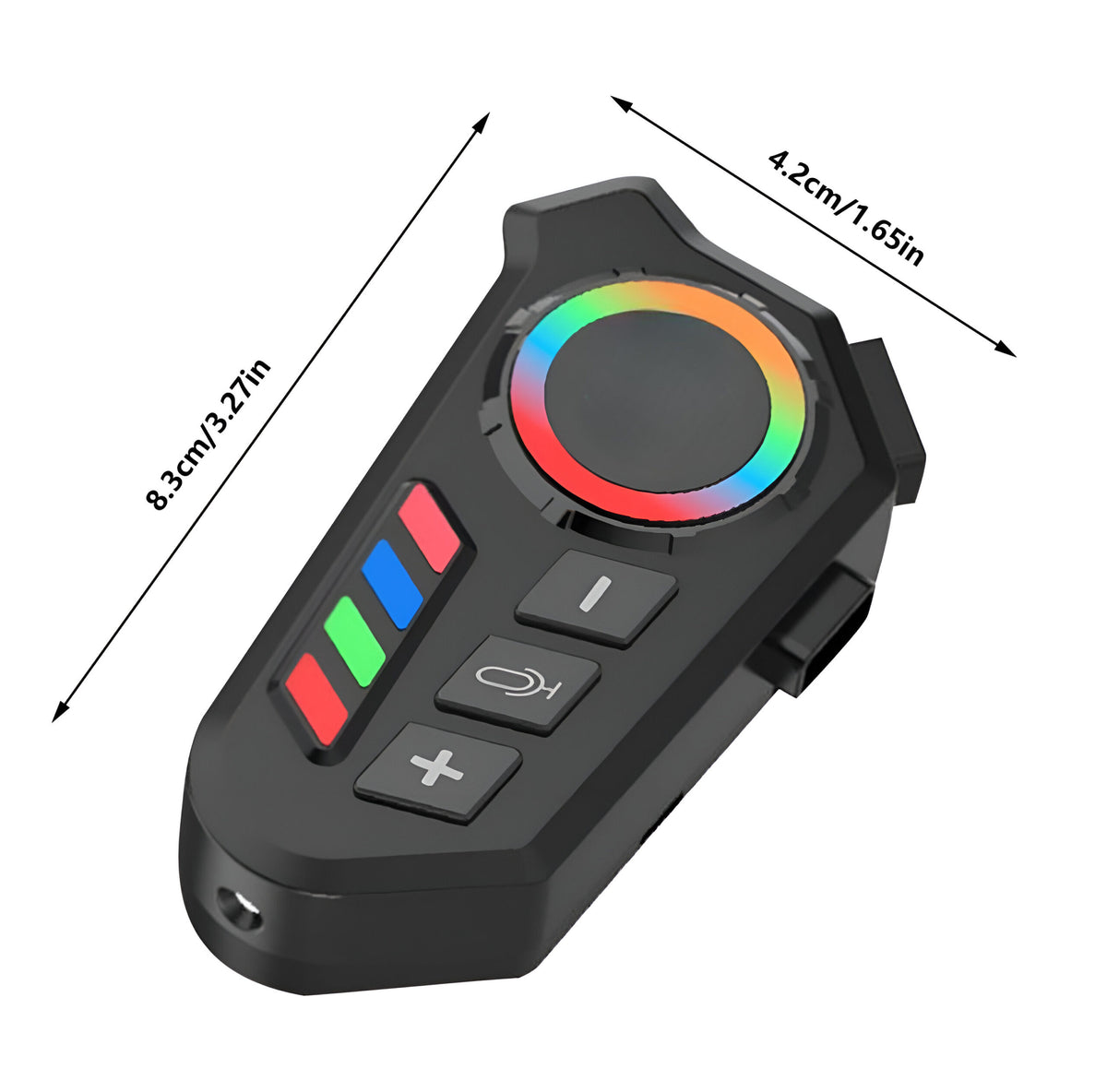 Audífono Bluetooth Para Casco de Motocicleta Con Audio HD, Control por Voz y Resistencia al Agua