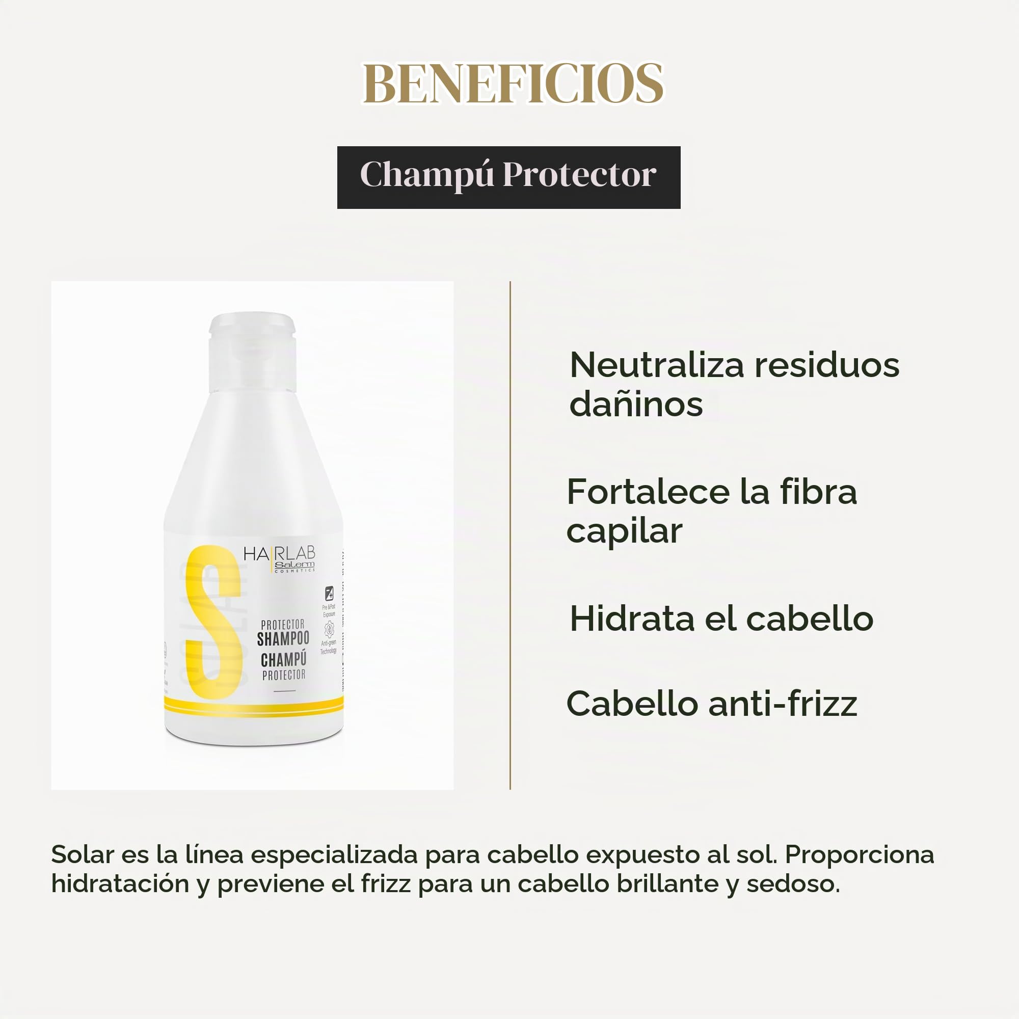 SALERM SHAMPOO PROTECTOR SOLAR 300ML