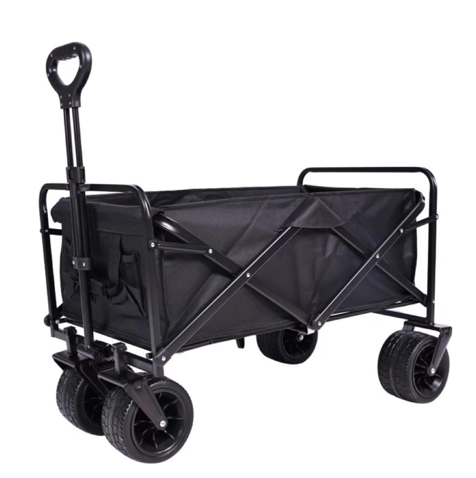 Carrito Plegable Portátil 100L 330lbs – Resistente, Compacto y Fácil de Transportar