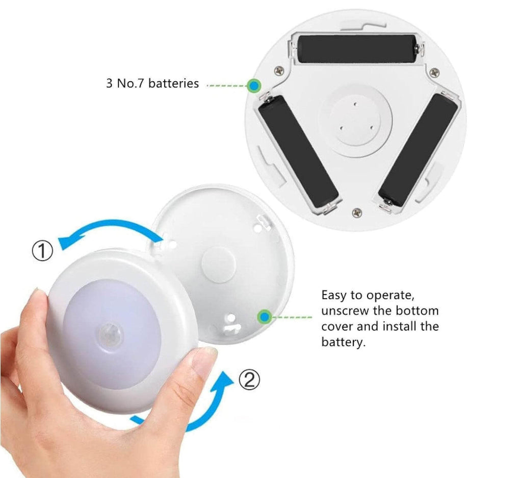 Luz Inteligente Con Sensor De Luz Magnética (1 Unidad)