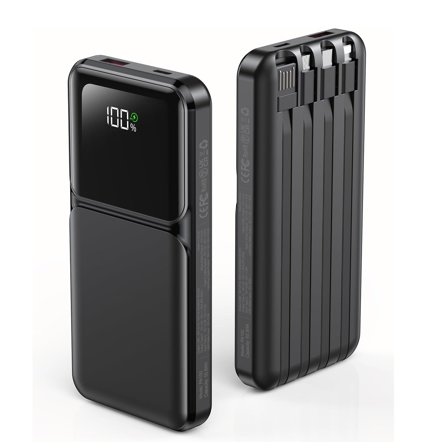 Cargador Portátil De Carga Rapida 10,000mAh 22.5W