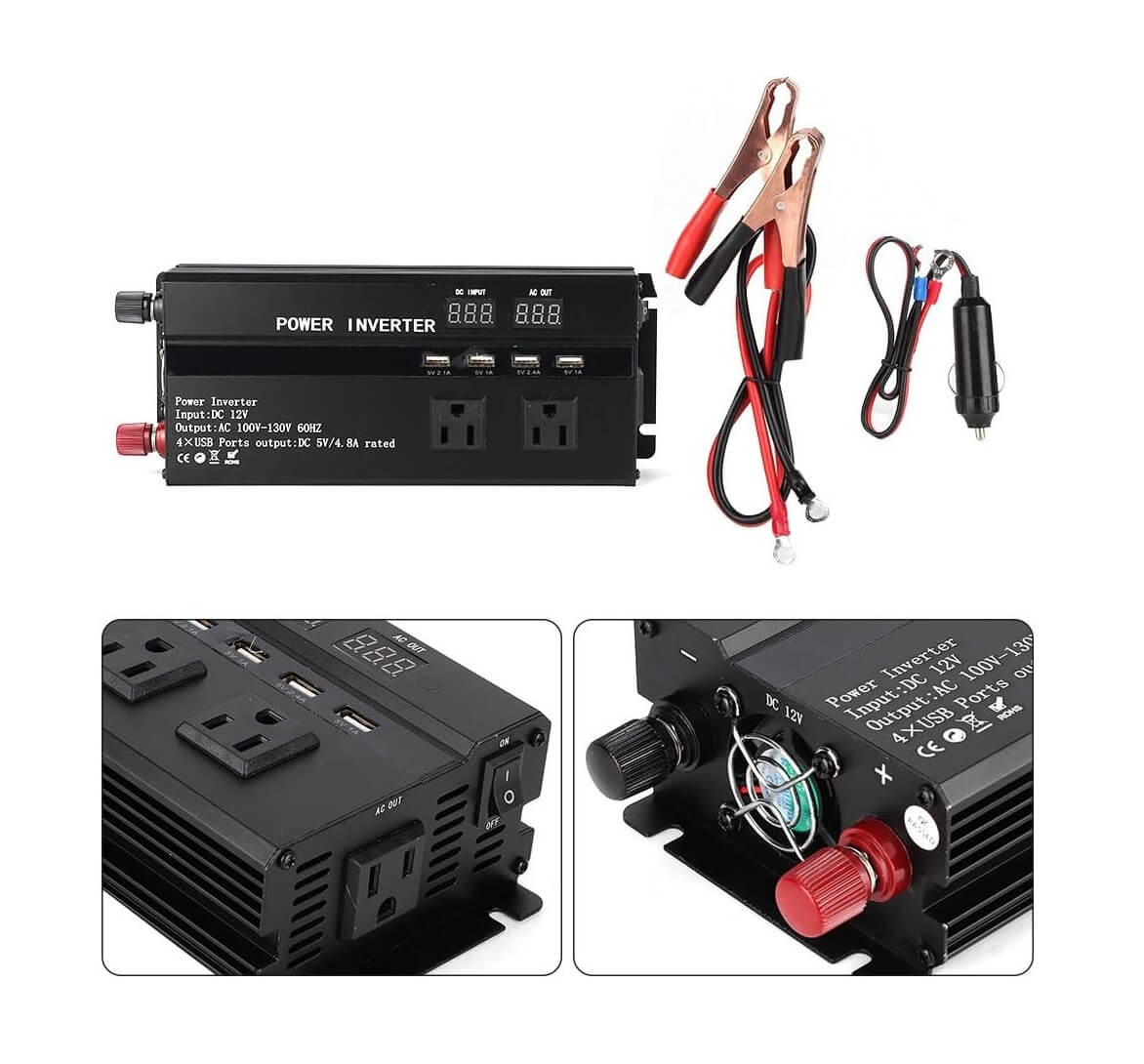 Convertidor Inversor 12V a 110V 6000w