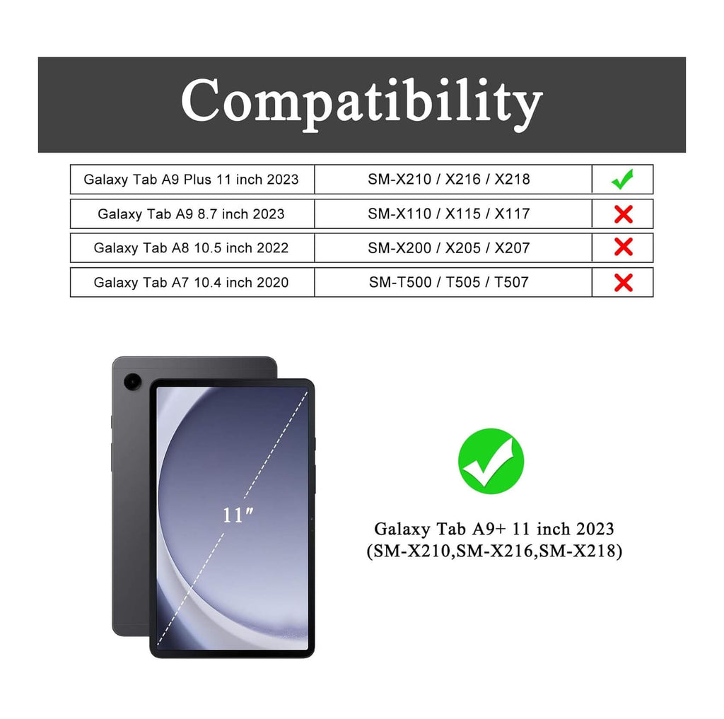 Cover Tipo Libro Para Samsung Galaxy Tab A9+