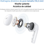 Audífonos Inalámbricos Xiaomi Redmi Buds 6 Active – Sonido Potente y Hasta 30 Horas de Batería