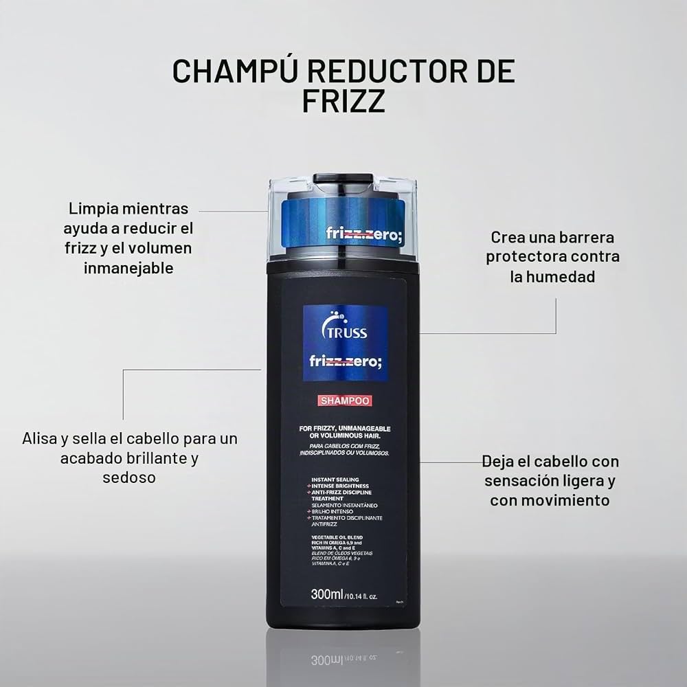 TRUSS FRIZZ ZERO SHAMPOO 300ML