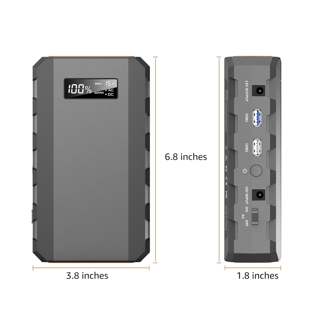 Cargador Portátil De 24,000mAh Para Laptop Con Salida De AC