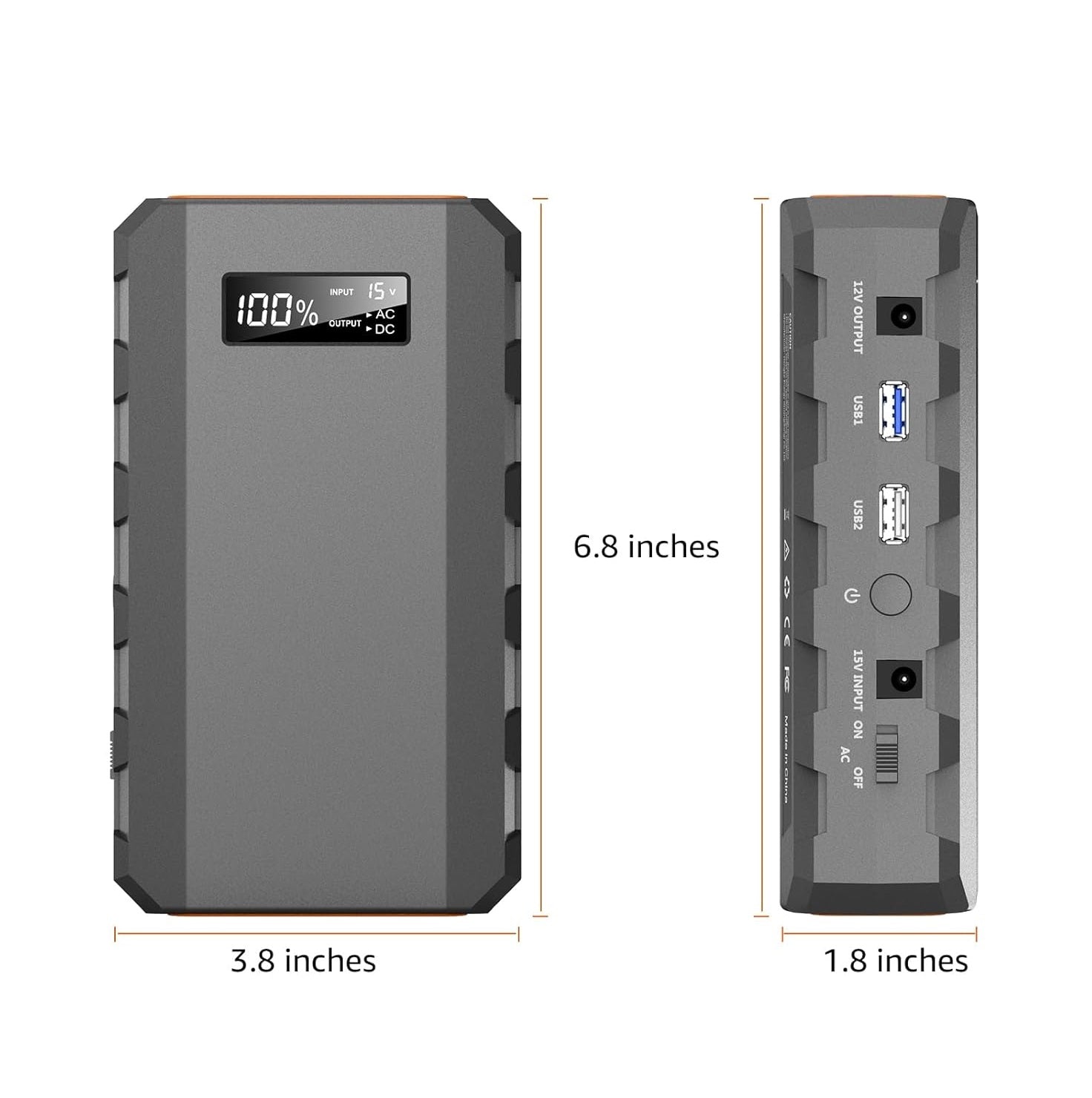 Cargador Portátil De 24,000mAh Para Laptop Con Salida De AC