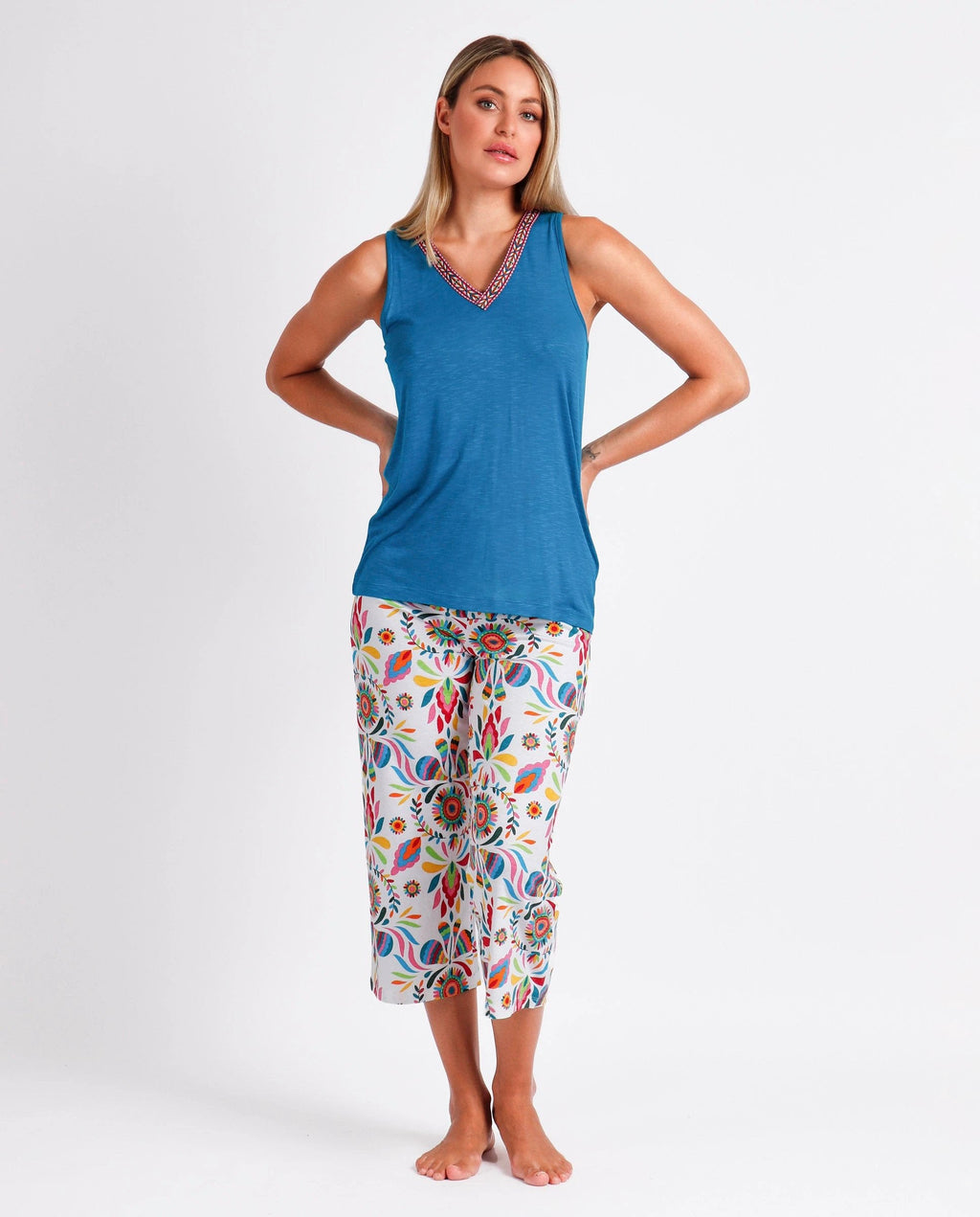 Conjunto Admas Estampada 2 Piezas P/ Damas 62070 by Admas
