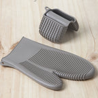 Mini guante cuadros silicona gris