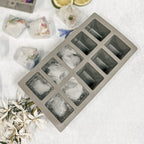 Cubeta hielo en silicona gris