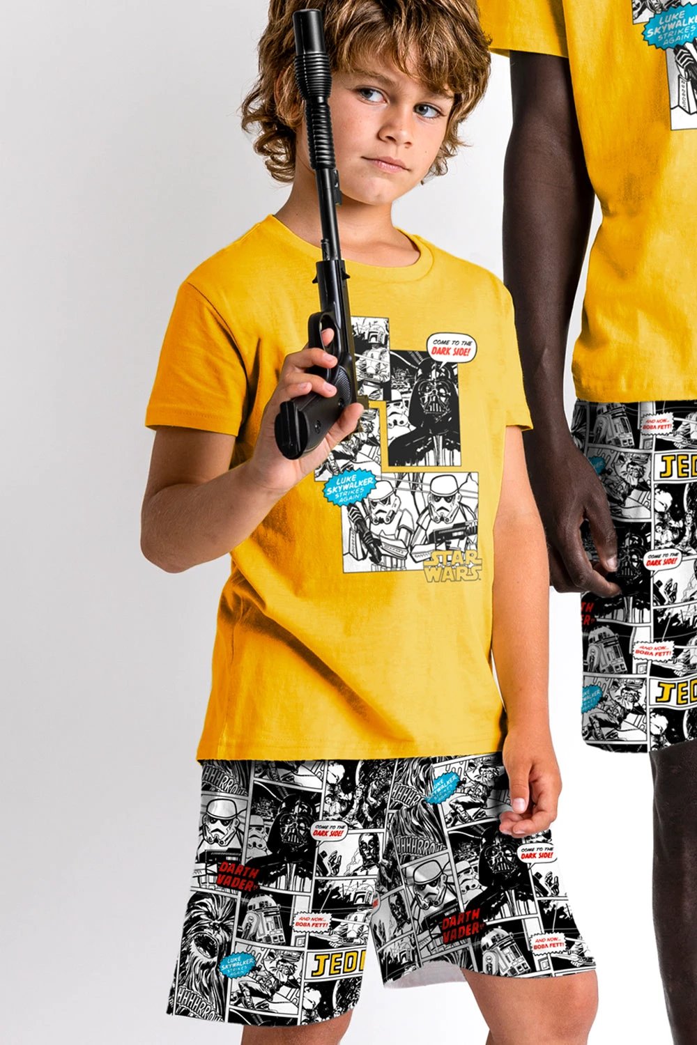 Conjunto Star Wars Mangas Cortas Estampada 2 Piezas Para Niños by Star Wars