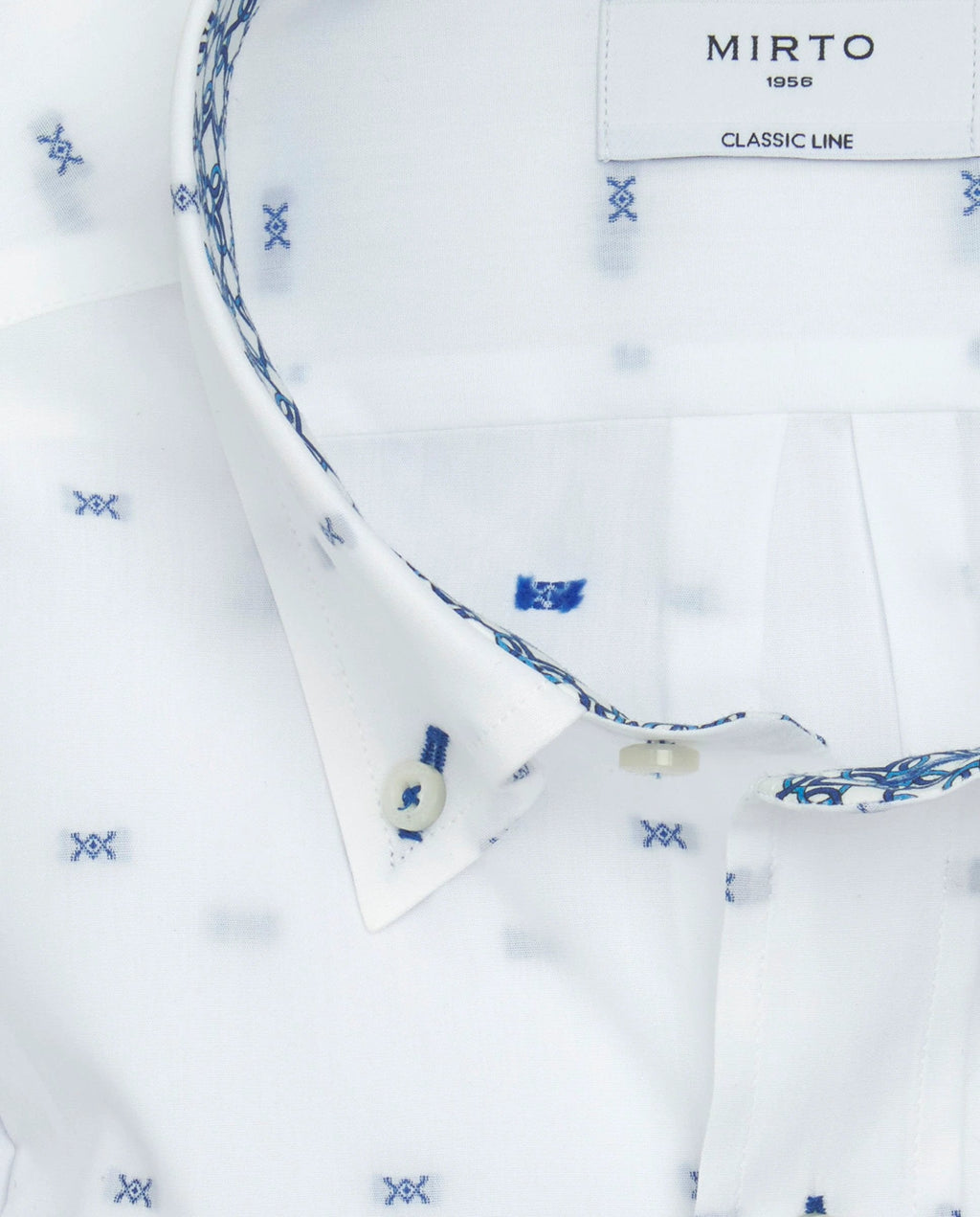 Camisa Mirto Mangas Largas Estampada P/ Caballeros 6365 by Mirto