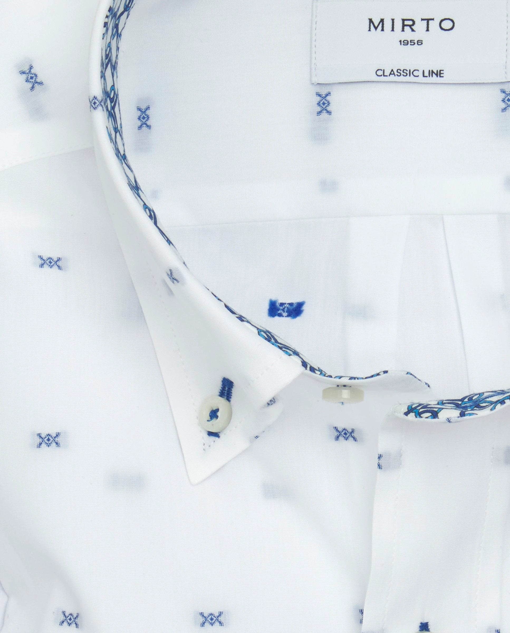 Camisa Mirto Mangas Largas Estampada P/ Caballeros 6365 by Mirto