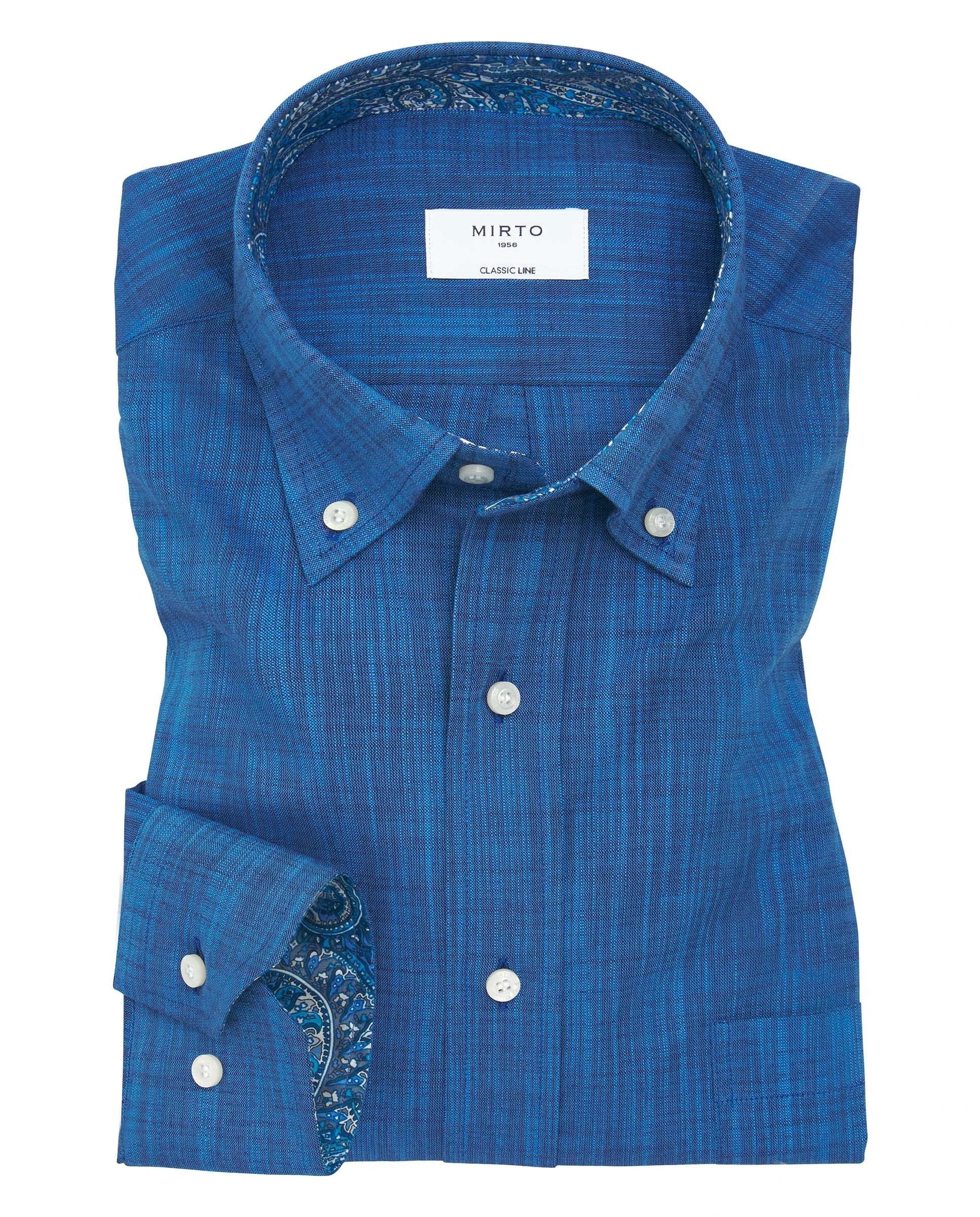 Camisa Mirto Mangas Largas Lisa P/ Caballeros 6373 by Mirto