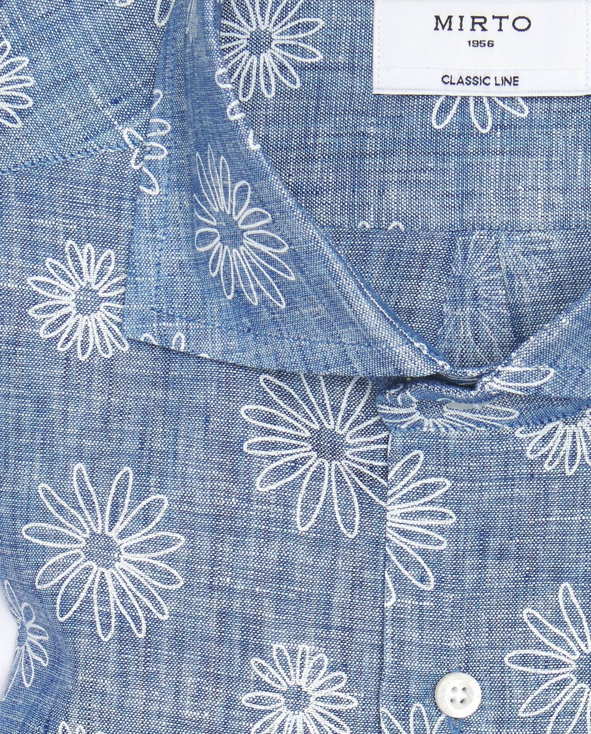 Camisa Mirto Mangas Largas Estampada P/ Caballeros 6378 by Mirto