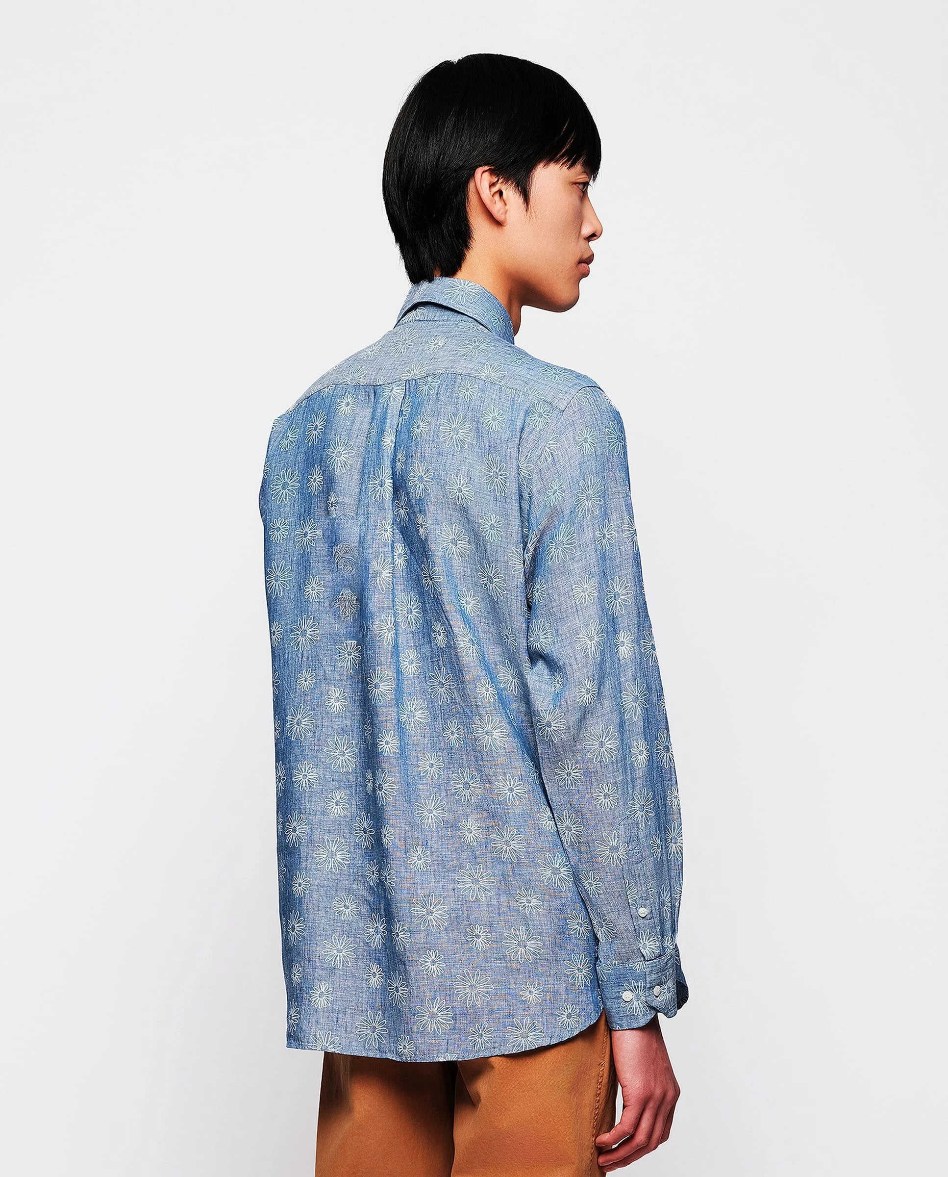 Camisa Mirto Mangas Largas Estampada P/ Caballeros 6378 by Mirto