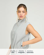 Chaleco Deportivo | Cuello Alto | Cremallera Frontal - Kliquea