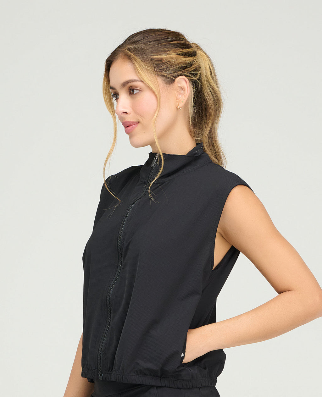 Chaleco Deportivo | Cuello Alto | Cremallera Frontal - Kliquea
