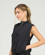 Chaleco Deportivo | Cuello Alto | Cremallera Frontal - Kliquea
