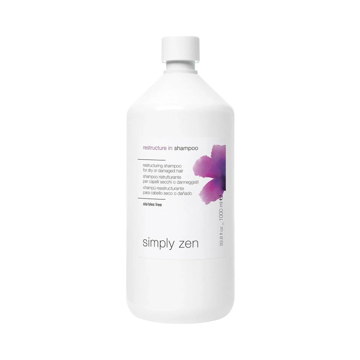 SHAMPOO SIMPLE ZEN RESTRUCTURE 1000 ML.