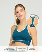 Top Deportivo | Silueta Ajustada | Cargaderas Anchas - Kliquea