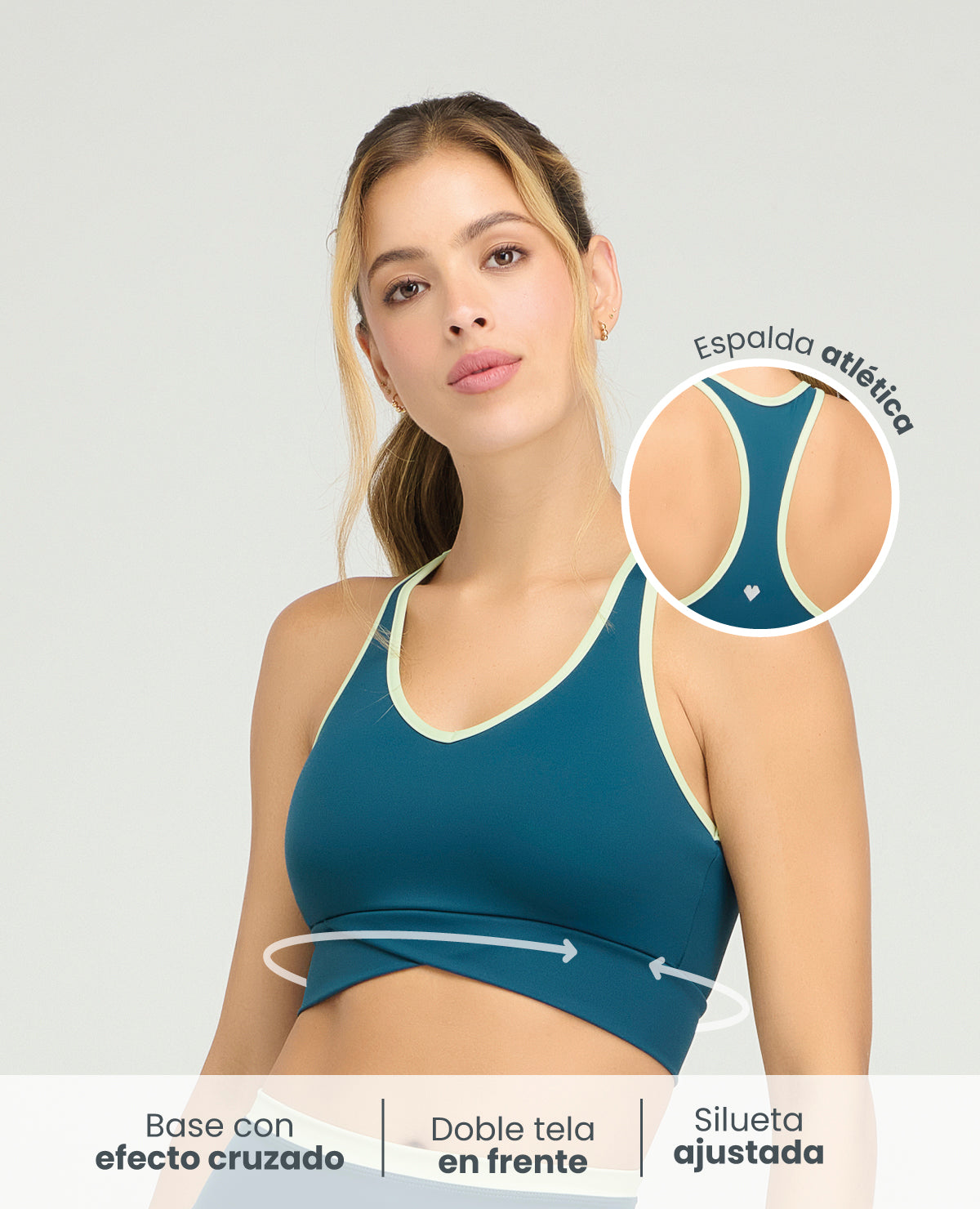 Top Deportivo | Silueta Ajustada | Cargaderas Anchas - Kliquea