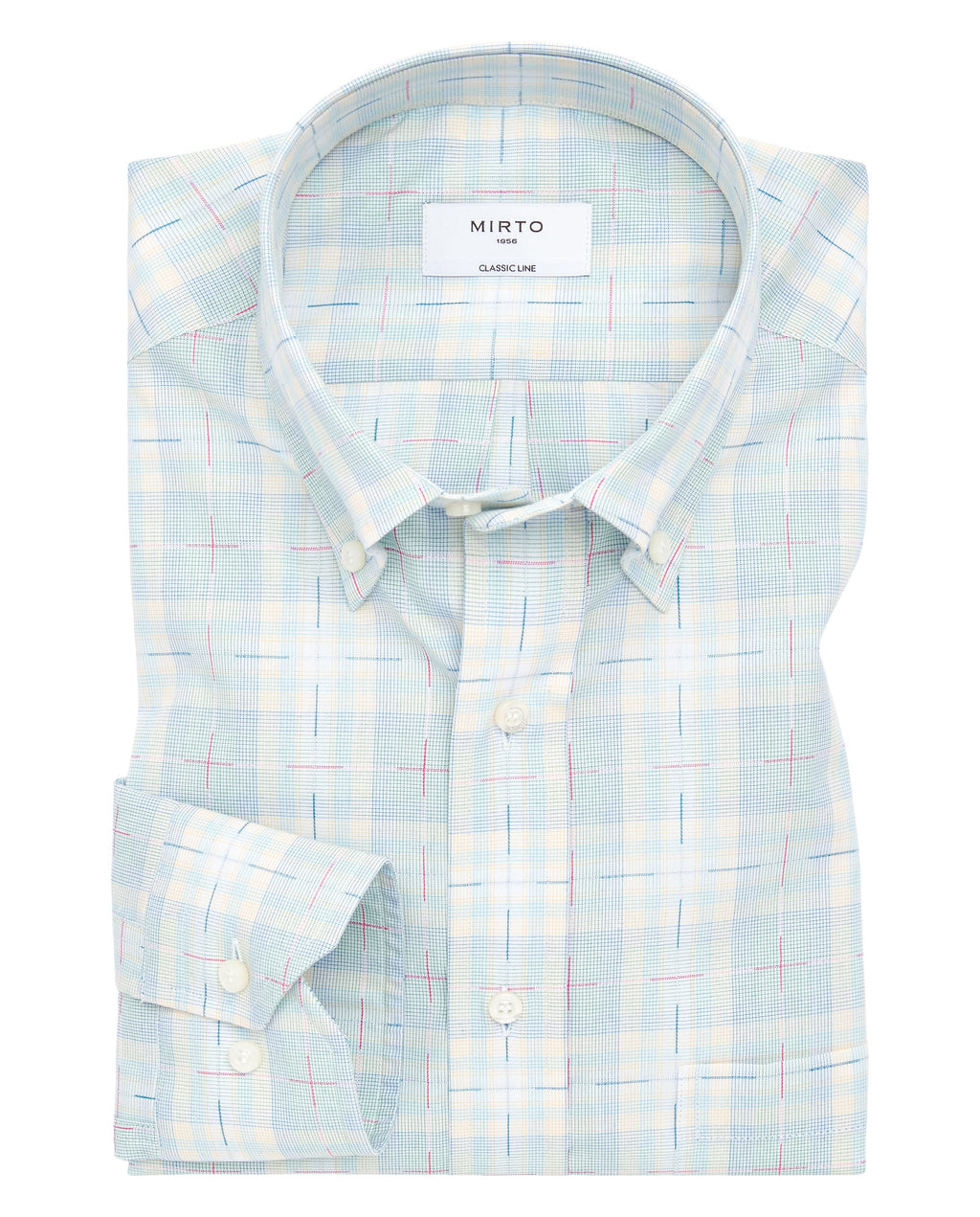 Camisa Mirto Mangas Largas Cuadros Para Caballeros by Mirto