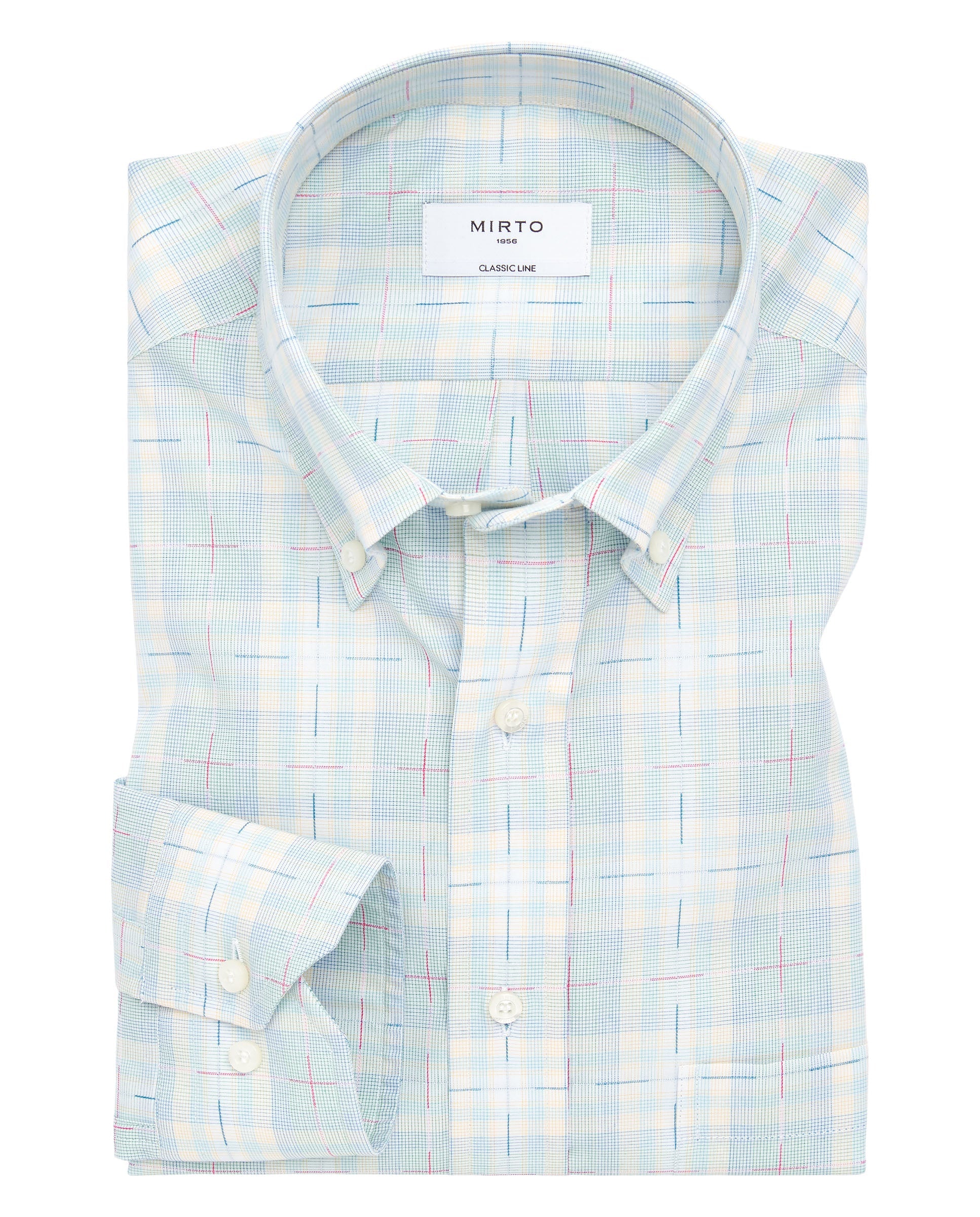 Camisa Mirto Mangas Largas Cuadros Para Caballeros by Mirto