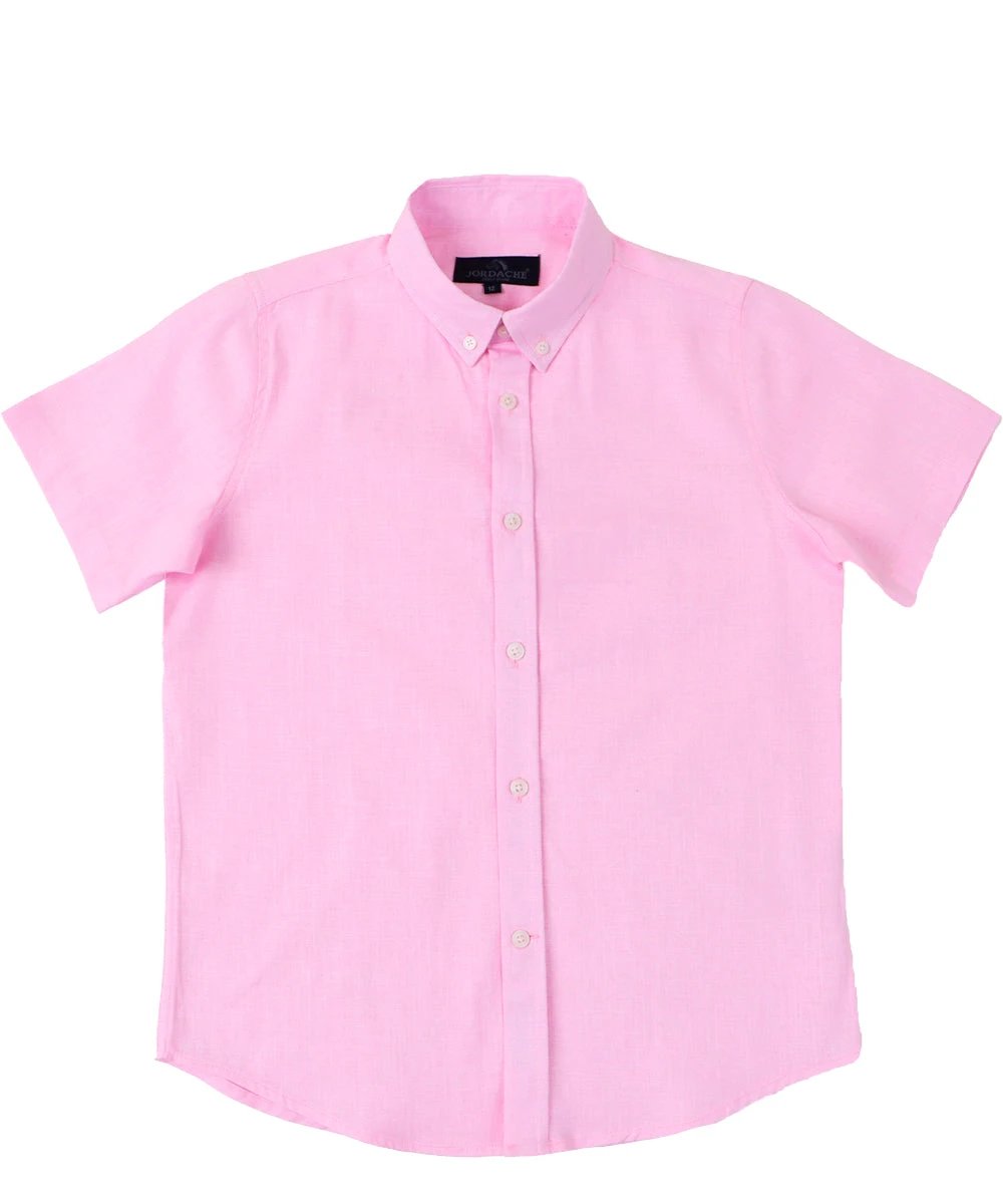 Camisa Jordache Mangas Cortas Lisa Para Niños by Jordache