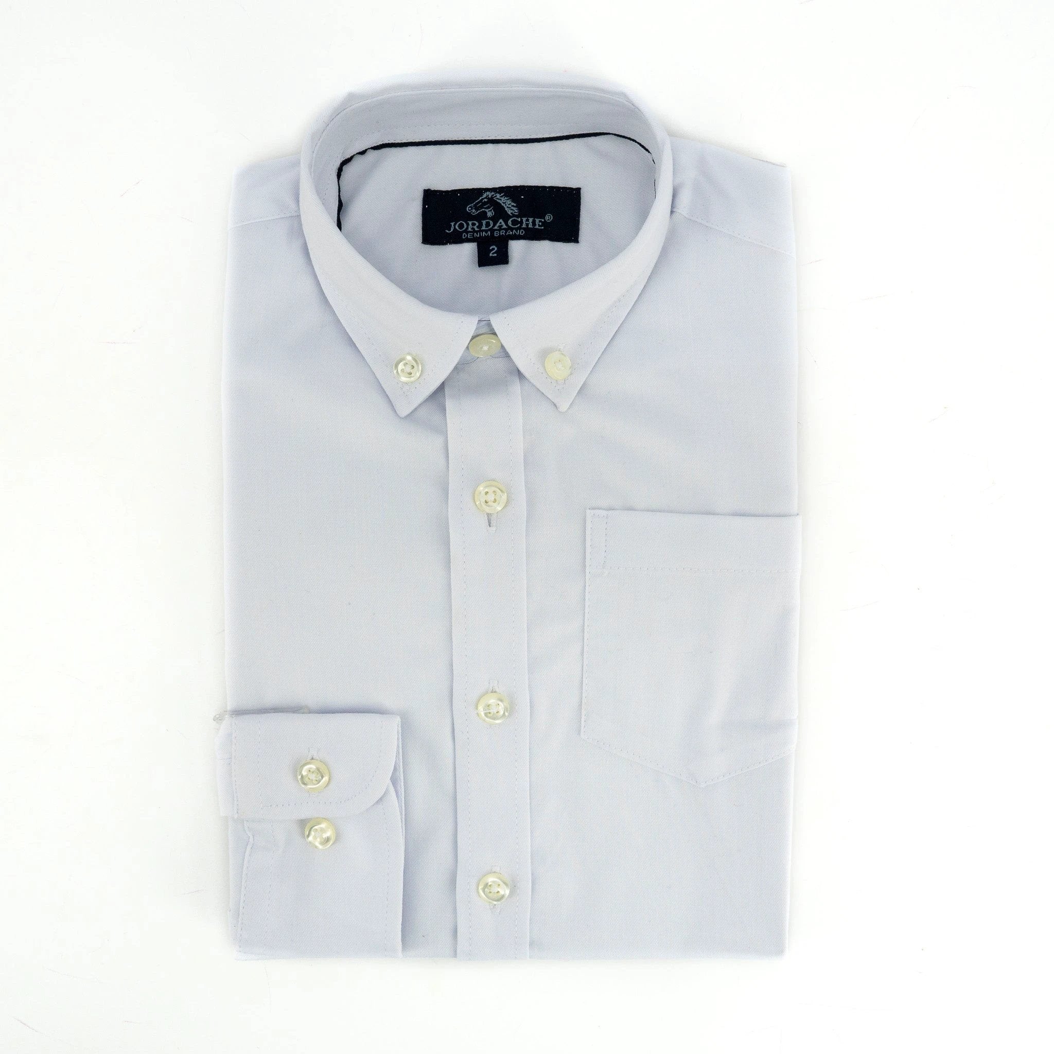Camisa Jordache Mangas Largas Lisa P/ Niños by Jordache