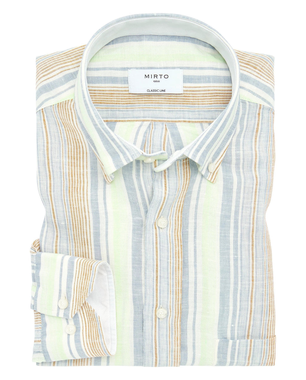 Camisa Mirto Mangas Largas Rayas Para Caballeros by Mirto