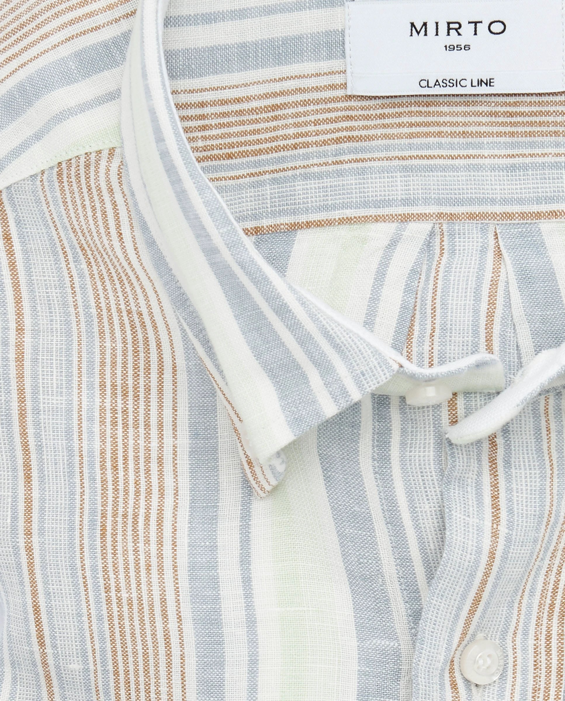 Camisa Mirto Mangas Largas Rayas Para Caballeros by Mirto
