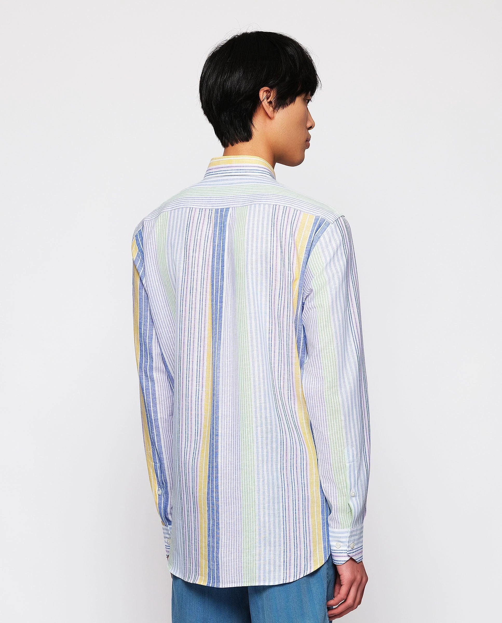 Camisa Mirto Mangas Largas Rayas Para Caballeros by Mirto