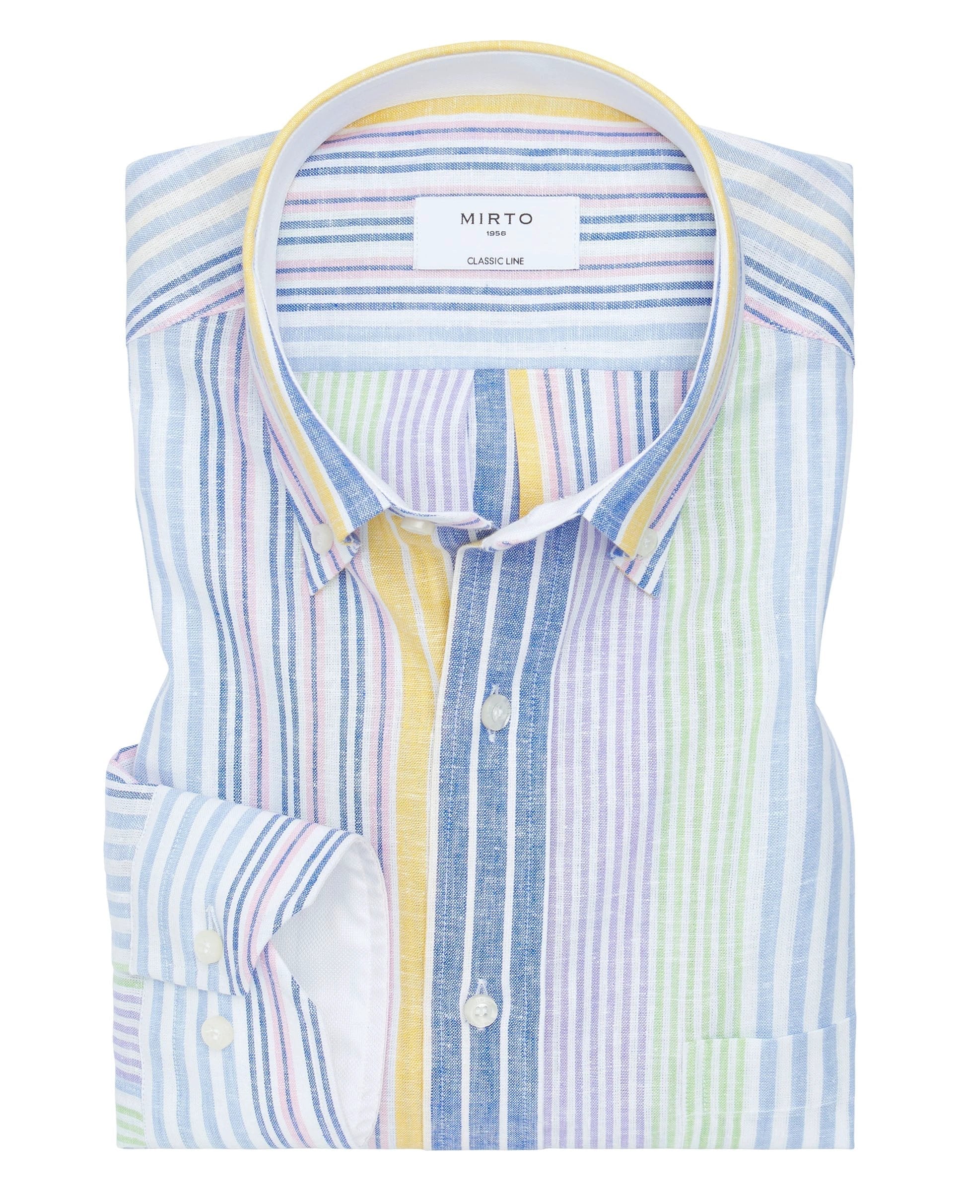 Camisa Mirto Mangas Largas Rayas Para Caballeros by Mirto