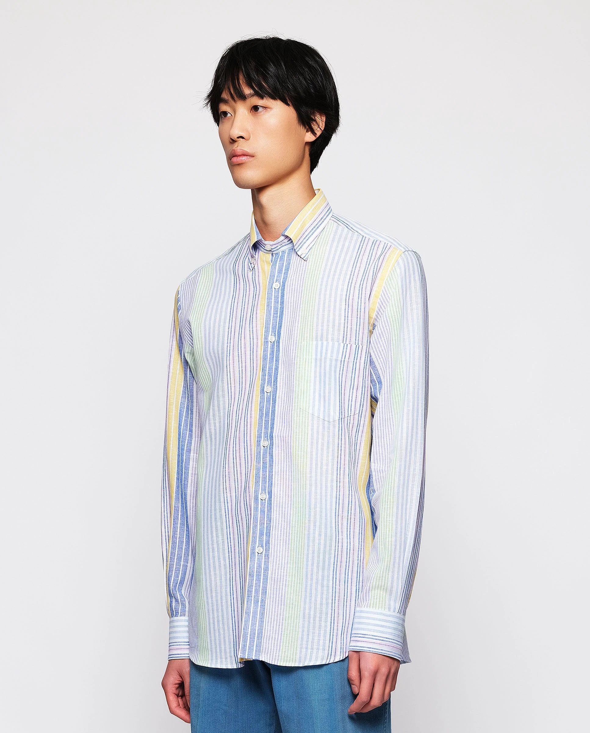 Camisa Mirto Mangas Largas Rayas Para Caballeros by Mirto