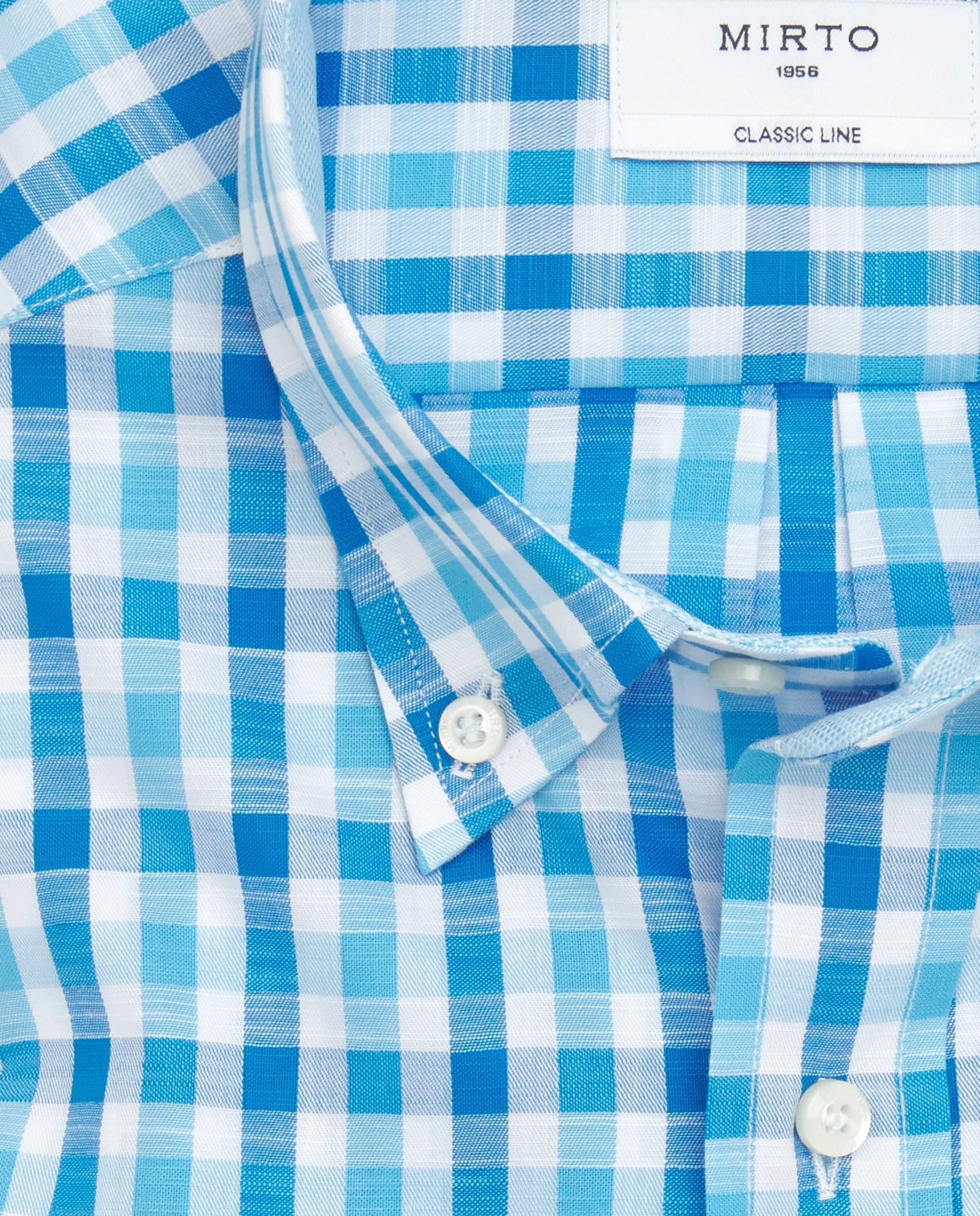 Camisa Mirto Mangas Largas Cuadros Para Caballeros by Mirto