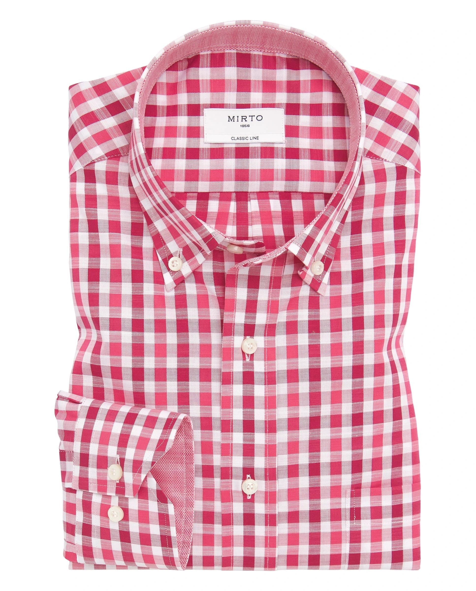 Camisa Mirto Mangas Largas Cuadros Para Caballeros by Mirto