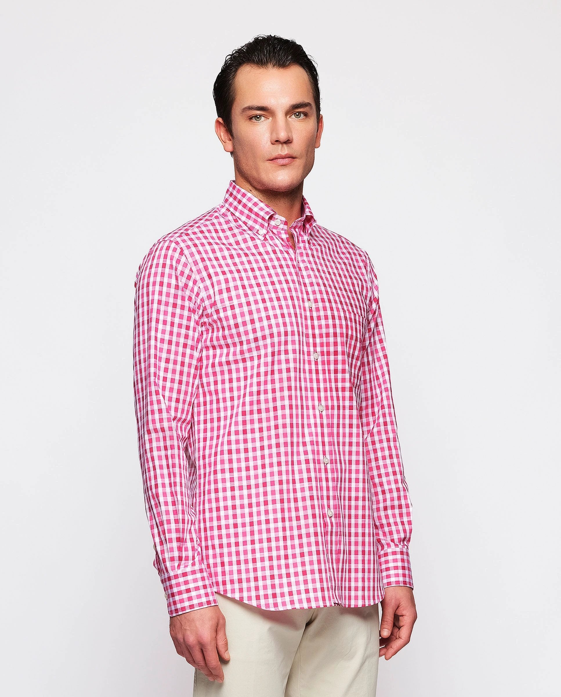 Camisa Mirto Mangas Largas Cuadros Para Caballeros by Mirto
