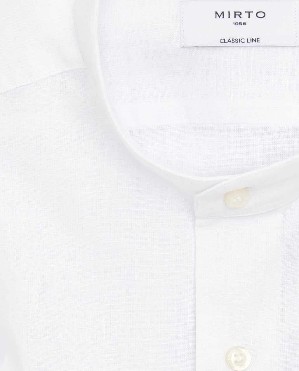 Camisa Mirto Mangas Largas Lisa Cuello Chino Para Caballeros by Mirto