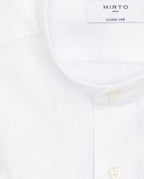 Camisa Mirto Mangas Largas Lisa Cuello Chino Para Caballeros by Mirto