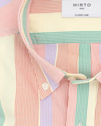 Camisa Mirto Mangas Largas Rayas Para Caballeros by Mirto